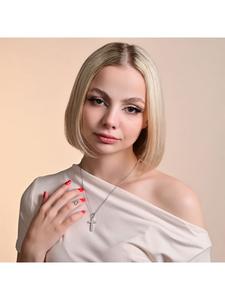 Adeliás Кулон унисекс - крест из нержавеющей стали серебристого цвета