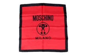 Шелковый шарф Unisex MOSCHINO, красный