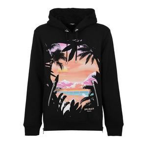 BALMAIN Свитшот мужской черный