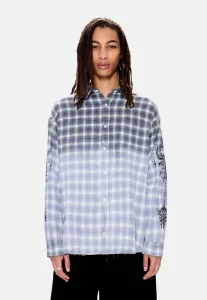 Рубашка в клетку с племенным узором на рукавах от wakeupkasper Jaded London, Multi