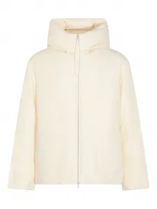 Куртка на молнии с капюшоном Jil Sander, нейтральный