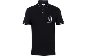 Мужская рубашка-поло ARMANI EXCHANGE, цвет Black