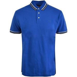 EMPORIO ARMANI Синяя поло для мужчин