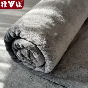 Yalu Комплект постельного белья из 3 предметов (простыня 230х250 см, 2 наволочки), ткань C Milk Velvet, цвет темно-серый