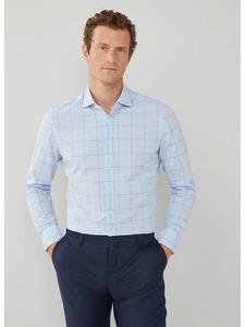 Рубашка Hackett London, светло-синий