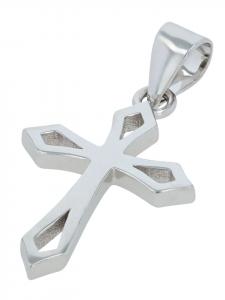 Adeliás Кулон унисекс - крестик из серебра 925 пробы