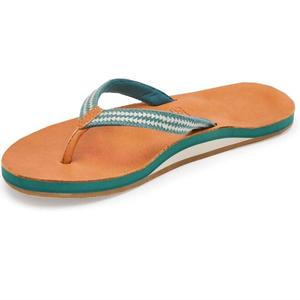 Women's Fields Puebla Flip Flop Sandals In Jade Hari mari, Jade
