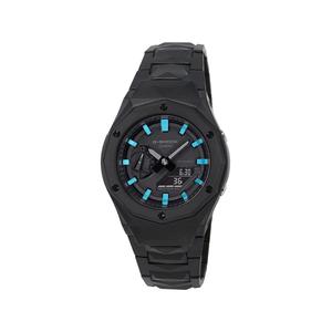 Часы Casio G-Shock Analog-Digital 2100 Series, арт. GA-2100-1A1, черный/черный/шкала цвета Tiffany