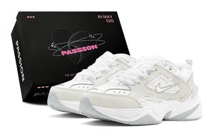 M2K Tekno Mist Floral, ручная отделка, винтажные женственные низкие топсы массивные кроссовки women's Nike, серый/белый