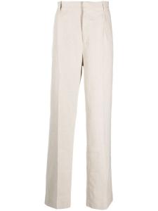 Прямые брюки из смеси хлопка и льна Botter, нейтральный цвет