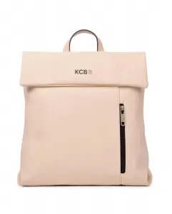 Средний женский противоугонный рюкзак с клапаном Kcb, бежевый