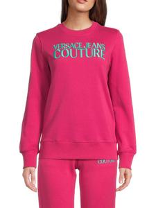 Толстовка с логотипом Versace Jeans Couture, цвет Raspberry