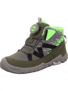 SUPERFIT Ботинки 'Trace' в оливковом и неоново-зеленом цвете