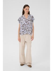 Блузка с короткими рукавами KBXyla Feminine с принтом Xyla Karen By Simonsen