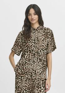 Блузка на пуговицах BYMmmjoella b.young by Zalando, цвет Birch Leopard