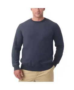 Большая и высокая флисовая толстовка с круглым вырезом Kingsize, черный