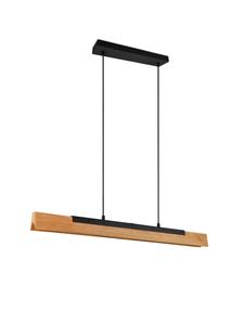 Светодиодная подвесная лампа Trio Leuchten, 90x150x8,5 см, коричневый/черный
