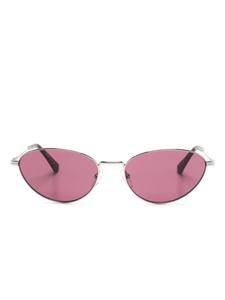 Солнцезащитные очки Moschino Eyewear в оправе «кошачий глаз», серебристый