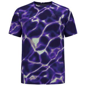 Футболка для трейлраннинга Zeroweight Chill Tec Print с коротким рукавом для вечеринки - s Odlo