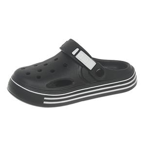 Детские сандалии с противоскользящей подошвой, противоударные, водонепроницаемые CAMKIDS, черный/белый