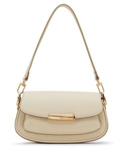 Сумка через плечо Sculpted Plaque East West Small Shoulder Bag Anne Klein, White