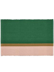 Södahl Оттиск салфетки под тарелку, зеленый цвет