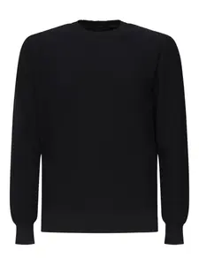 Свитер Walkery с круглым вырезом Loro Piana, черный