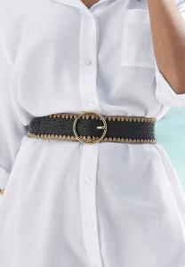 Плетеный пояс LASCANA, черный