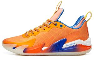 Стой Ге 1.0 Баскетбольные кроссовки Унисекс Низкие Оранжево-красный/Лимонный/Университетский синий RIGORER