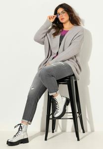 Джинсы зауженного кроя Ulla Popken, темно-серый