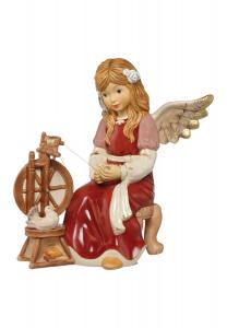 Ангел Сказочная Прялка Goebel, бордо
