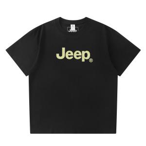 Футболка Unisex Jeep в стиле лошади на пастбище, лимонная