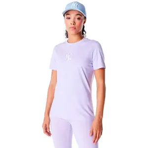 Футболка New Era MLB Le Regular New York Yankees, фиолетовый