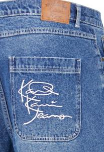 Джинсовые шорты Karl Kani, синий Og Old English