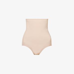 Шорты из эластичной ткани с высокой посадкой Everyday Shaping Spanx, цвет soft nude