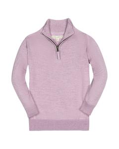 Худи с полузастежкой Hope & Henry, фиолетовый