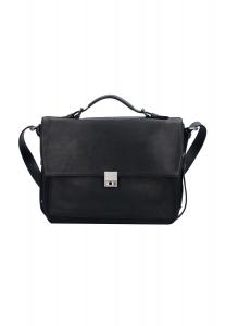 Кожаный портфель Ivy Lane 37 см с отделением для ноутбука HAROLD'S, черный