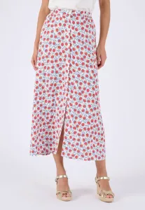 Алиновая юбка boutonimprimé с тюльпанами Damart, Ecru Fleuri