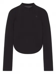 Укороченный пиджак Courrèges, черный