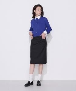 Хлопковый матовый эластичный кардиган с косами Comme Ca, цвет 22: Blue