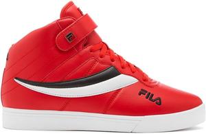 Мужские кроссовки Fila Everyday Sport Athletic Casual High-top Vulc 13 Mid с шнуровкой, белый/черный/красный