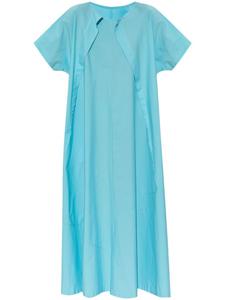 MM6 Maison Margiela хлопковое макси-платье, синий