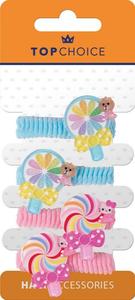 Top Choice, Резинки для волос (26560) 1 упаковка - 4 шт