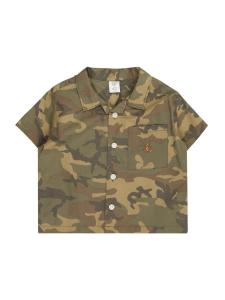 Рубашка на пуговицах классического кроя GAP, цвет Khaki/Olive
