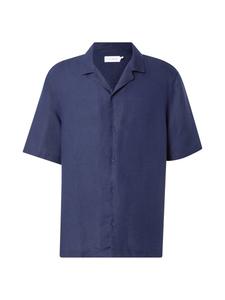 Рубашка на пуговицах Comfort fit TOPMAN, marine blue