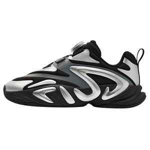 FILA KIDS Скользостойкие, износостойкие, дышащие низкие детские кроссовки Black Space Silver Kids'