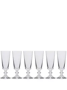 Набор parigi из шести бокалов, 17,5х6,5 см, Ichendorf Milano, белый