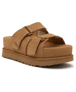 Тапочки из кожи Goldenstar Hi Slide Ugg, коричневый