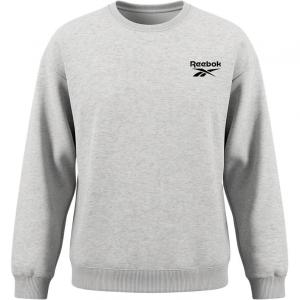 Свитшоты Unisex Crew Neck Moderate Regular Reebok, белый heather серый
