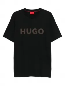Футболка с логотипом HUGO, черный